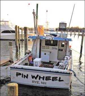 Tuna boat Pin Wheel. (Shelley Wigglesworth photo)