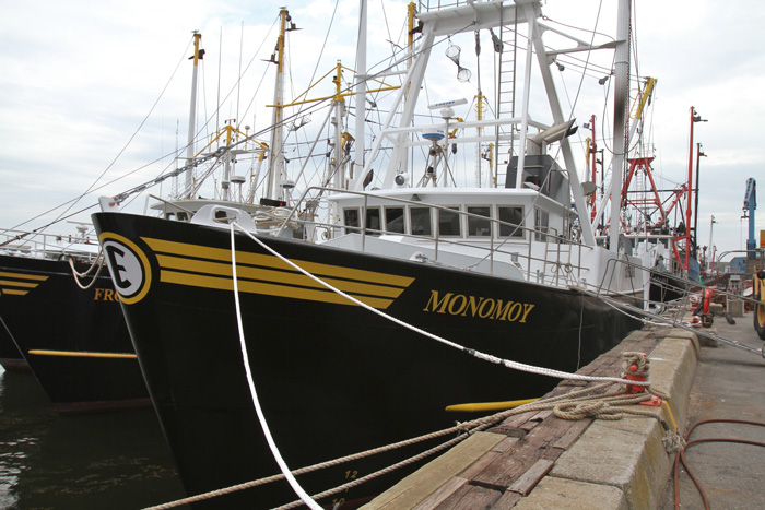At 101' Monomoy is the biggest scalloper in the large Eastern/Nordic Fisheries/O’Hara fleet. (Steven Kennedy photo)